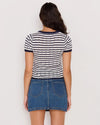 Chloe Stripe knit Tee