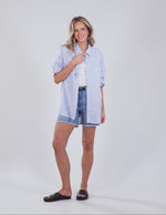 Carrie Shirt - Subdued Blue