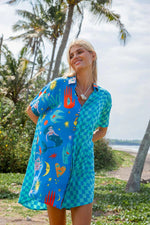 Love Peace Art Shirt Dress