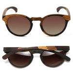 The Drifter Sunglasses - Maple and Ebony Wooden Frame