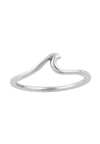 Dainty Ocean Ripple Ring