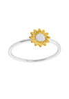 Delicate Sunflower Ring