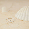 Dainty Ocean Ripple Ring
